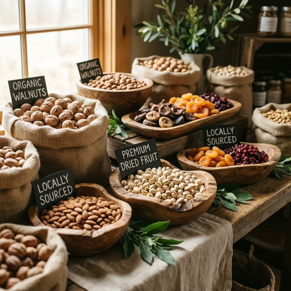 Organic Farm Market Display
